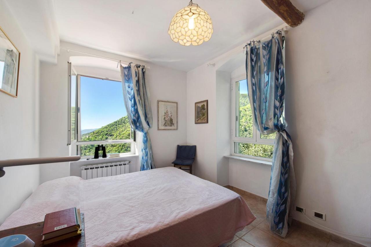 Cottage Con Vista Mare Zoagli Bagian luar foto