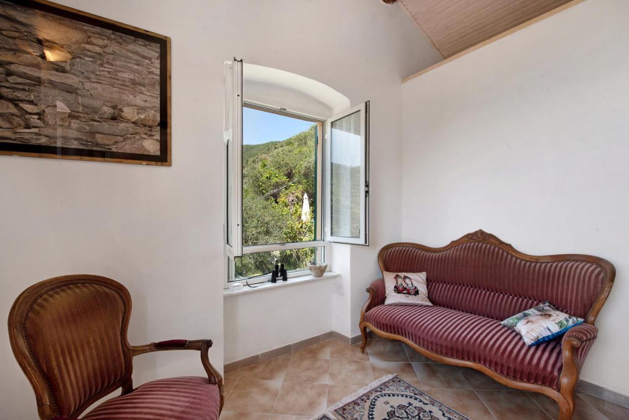 Cottage Con Vista Mare Zoagli Bagian luar foto