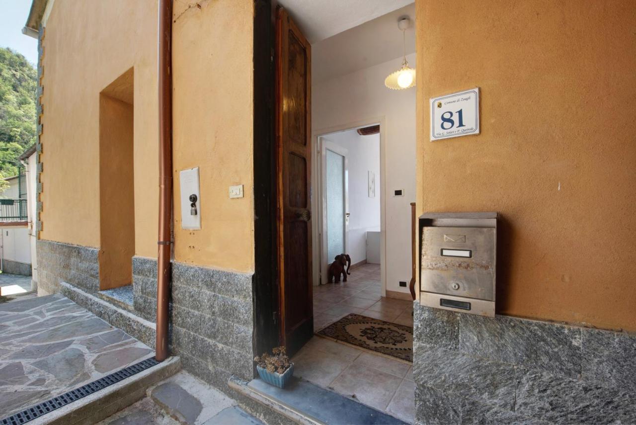 Cottage Con Vista Mare Zoagli Bagian luar foto