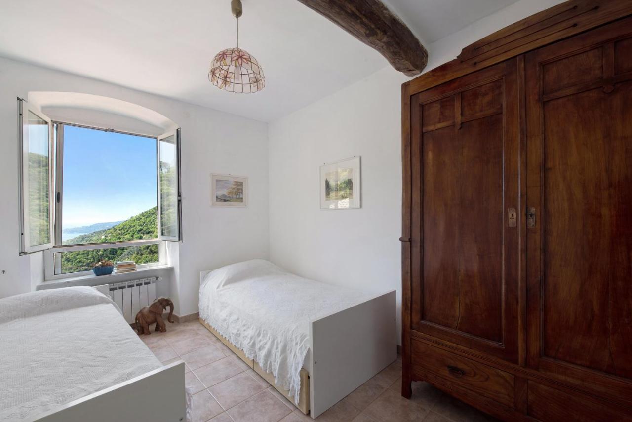 Cottage Con Vista Mare Zoagli Bagian luar foto
