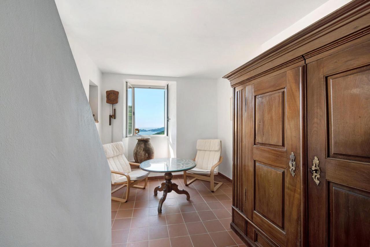 Cottage Con Vista Mare Zoagli Bagian luar foto